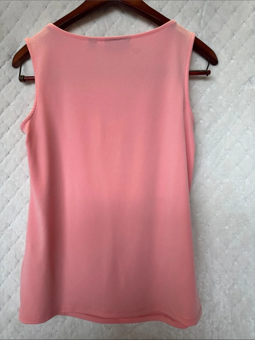 Sleeveless Twist-Front Camisole in Soft Pink - Picture 3 of 8